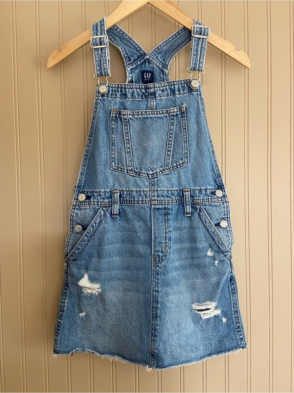 GAP Kids Classic Denim Pinafore Dress Child Size Large or 9-10 kids